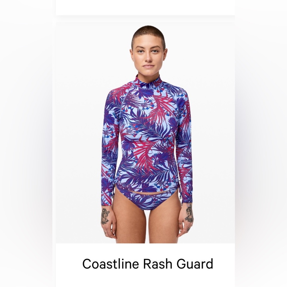 Lululemon Coastline Rash Gaurd, size 12